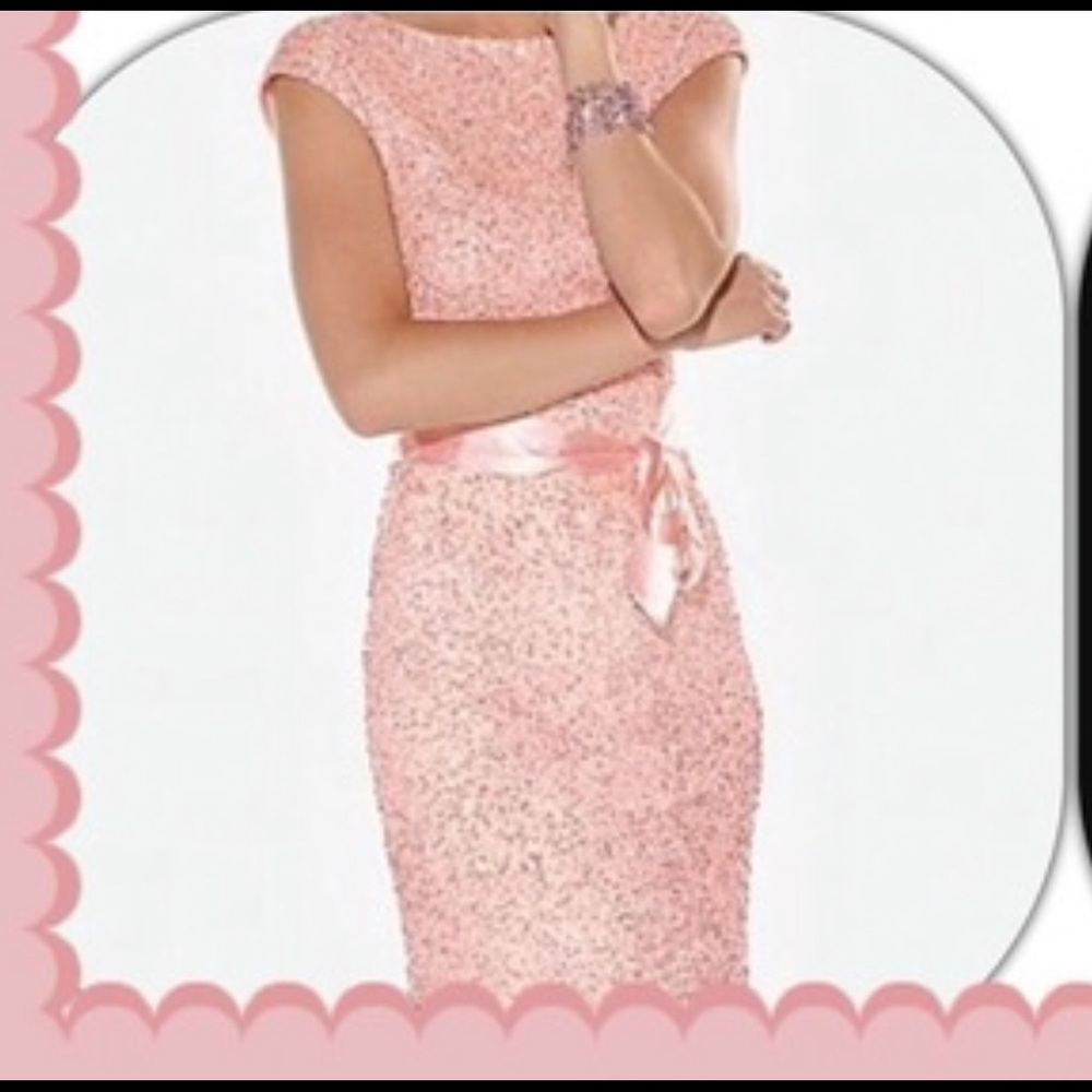 Pink Sequined Dress